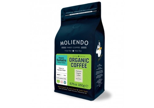 Moliendo Organic Indonesia Sumatra Yöresel Kahve 250 g (Çekirdek)